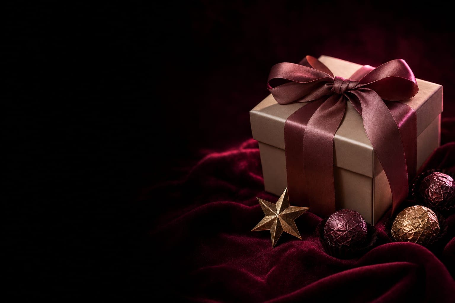 A gift box with a Well Done card
