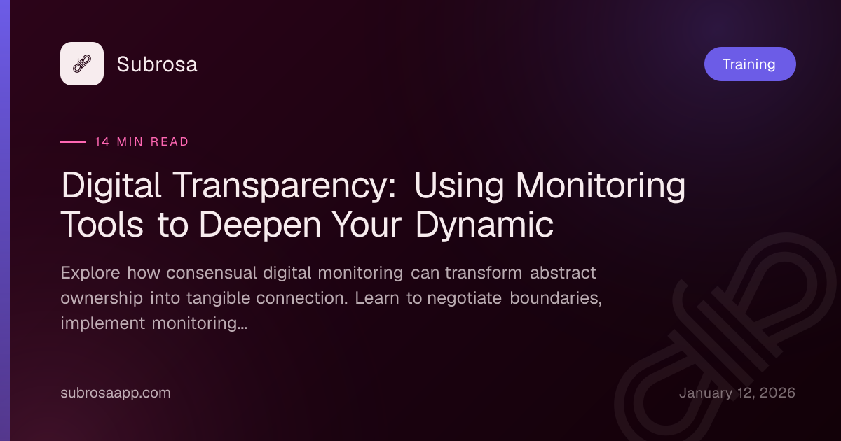 Digital Transparency: Using Monitoring Tools to Deepen Your Dynamic ...